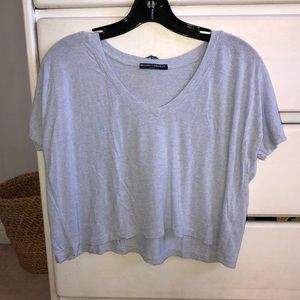 BRANDY light blue crop